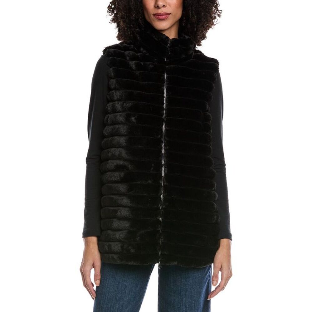 La Fiorentina Womens  Reversible Vest, Black